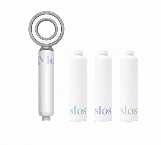 Space Ring Booster Fragrance Shower Head Set (1 Shower Head + 3 Filter Cartridges)